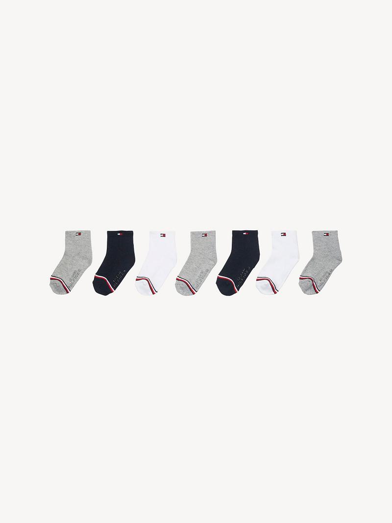 Black Tommy Hilfiger Babies\' 7PK Socks | NZ_B2290