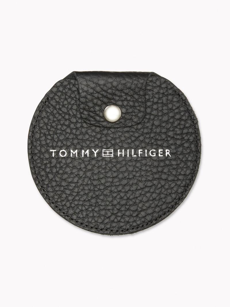 Black Tommy Hilfiger Earbud Holder Technology | NZ_M31782