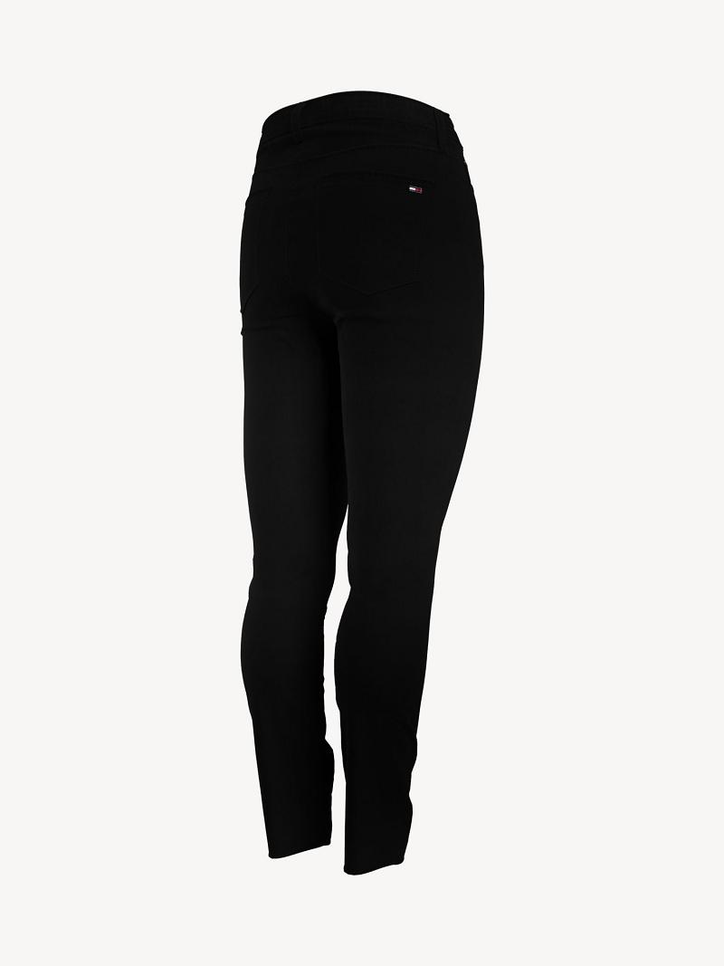 Black Tommy Hilfiger Essential High-Rise Skinny Pant Jeans | NZ_W21193