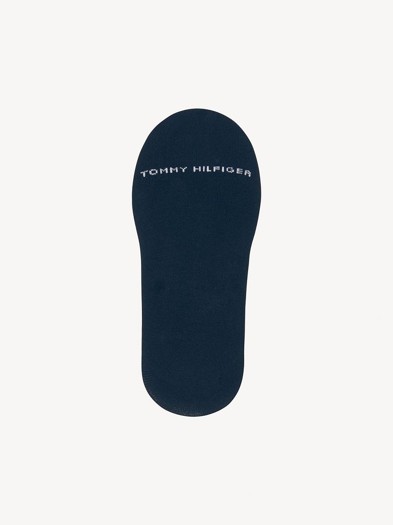 Black Tommy Hilfiger Footie 2PK Socks | NZ_W21662