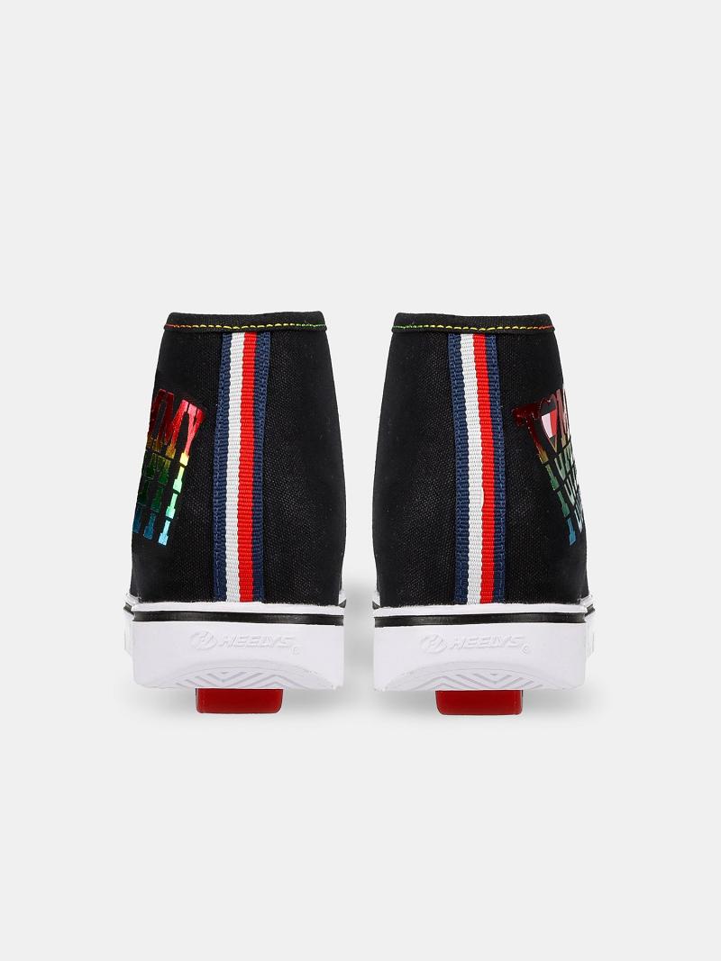 Black Tommy Hilfiger Heelys® Tommy Love High Top Sneakers | NZ_B2238