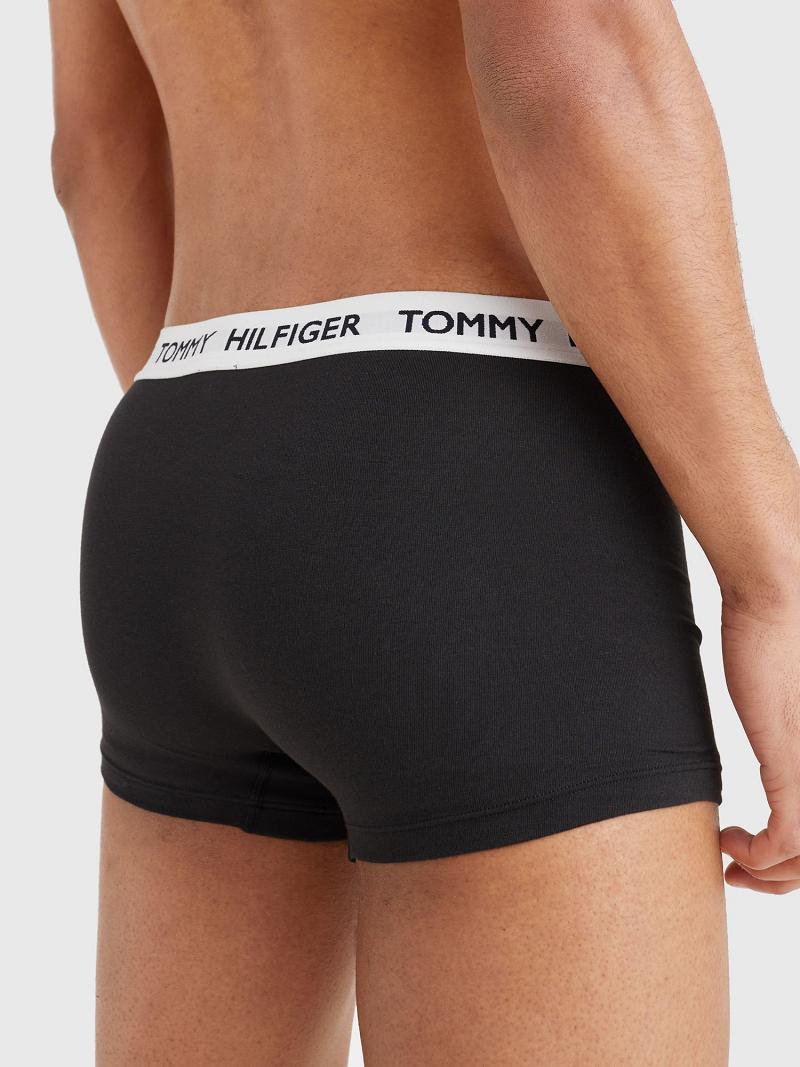 Black Tommy Hilfiger Organic cotton signature trunk Trunks | NZ_M31522