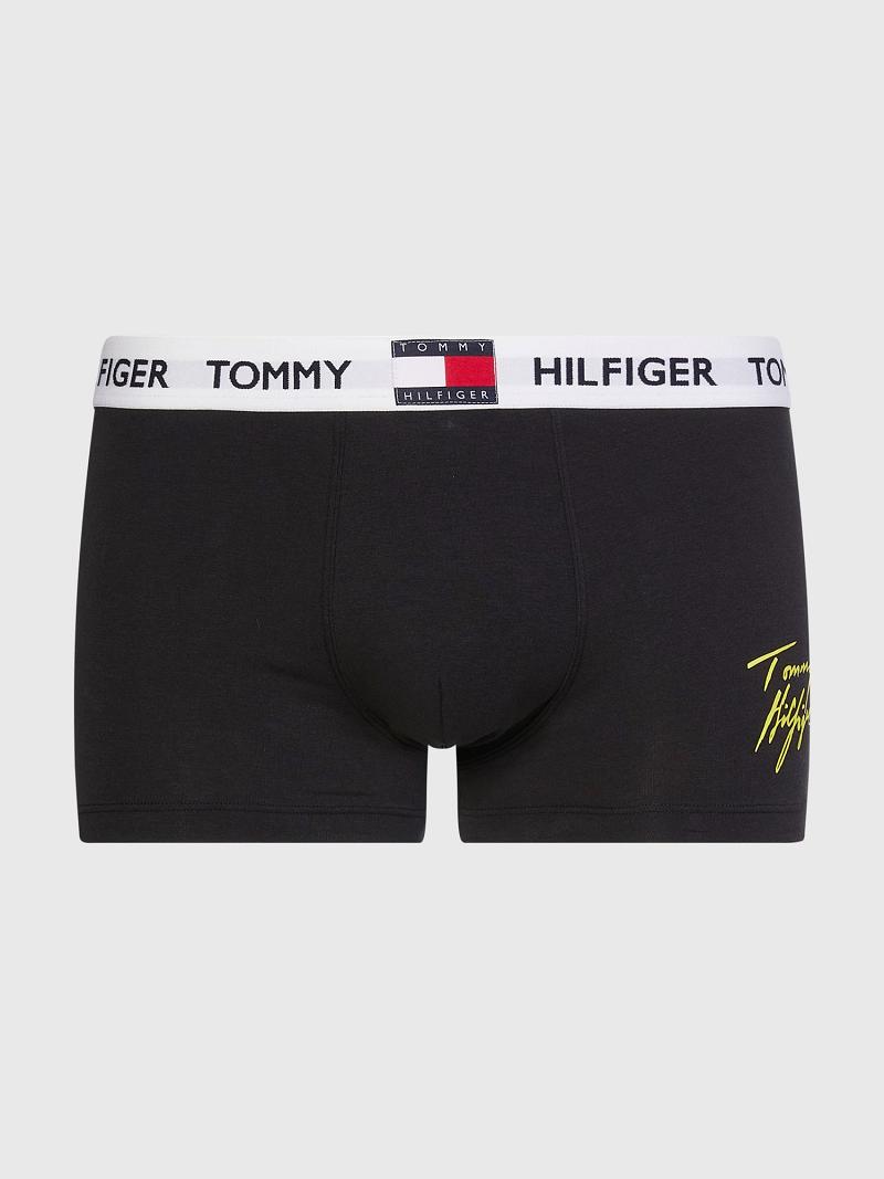 Black Tommy Hilfiger Organic cotton signature trunk Trunks | NZ_M31522