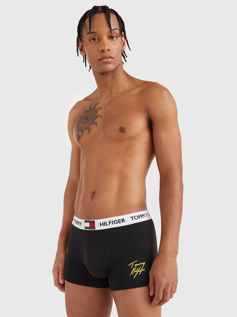 Black Tommy Hilfiger Organic cotton signature trunk Trunks | NZ_M31522