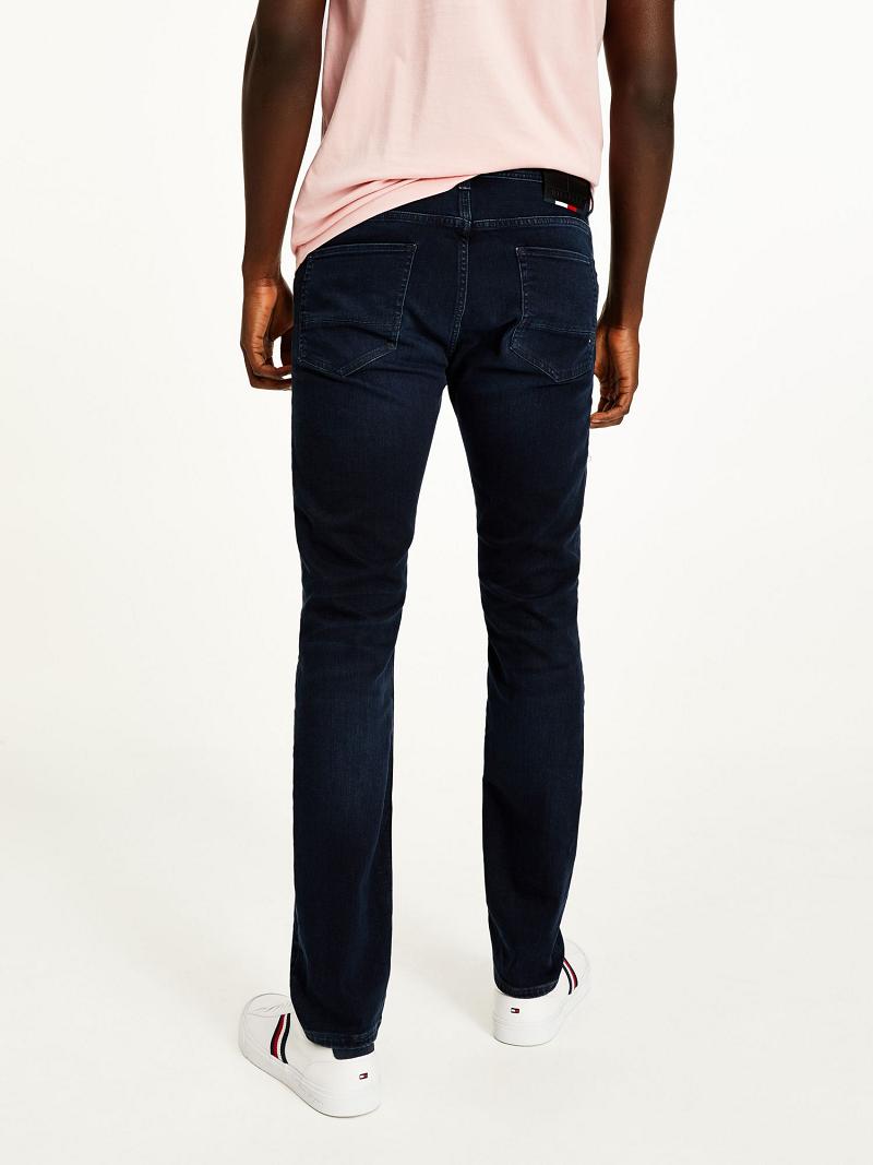 Black Tommy Hilfiger Slim fit th flex medium wash Jeans | NZ_M31388