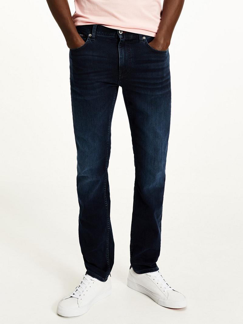 Black Tommy Hilfiger Slim fit th flex medium wash Jeans | NZ_M31388