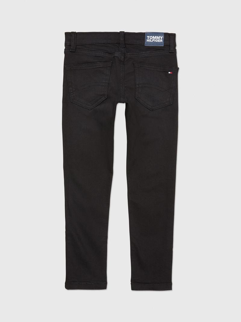 Black Tommy Hilfiger Straight Jeans | NZ_B2051