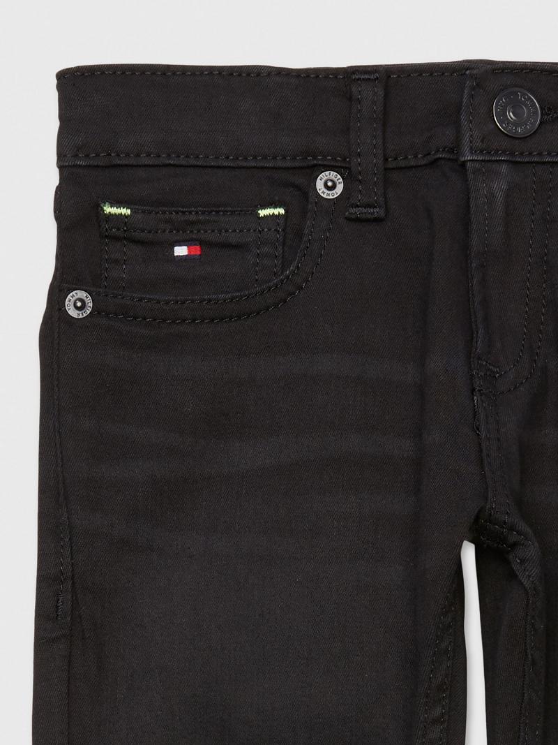 Black Tommy Hilfiger Straight Jeans | NZ_B2051