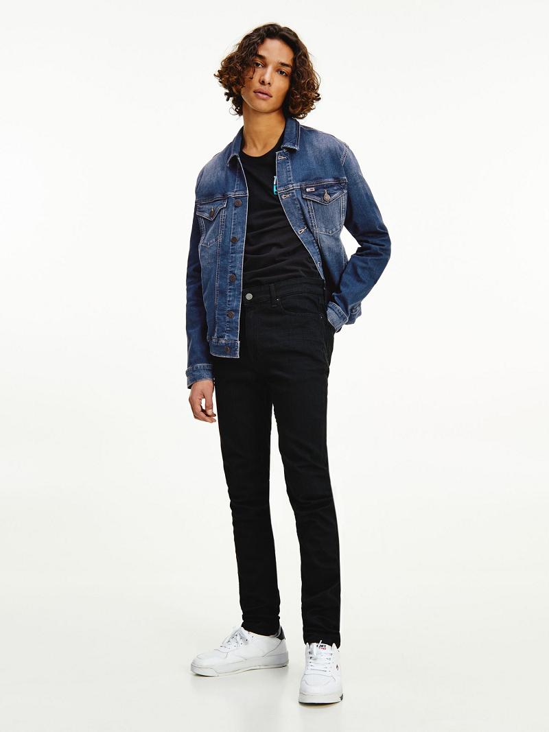 Black Tommy Hilfiger wash skinny fit Jeans | NZ_M31391