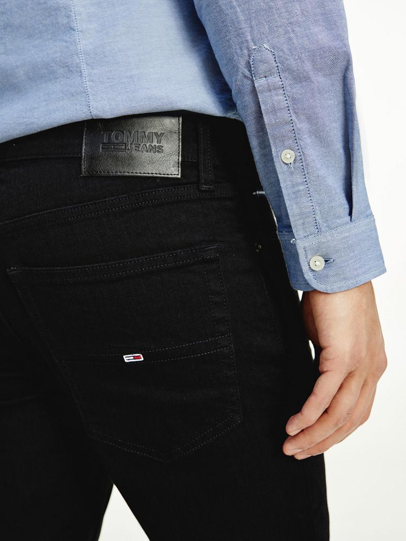 Black Tommy Hilfiger wash slim fit Jeans | NZ_M31392