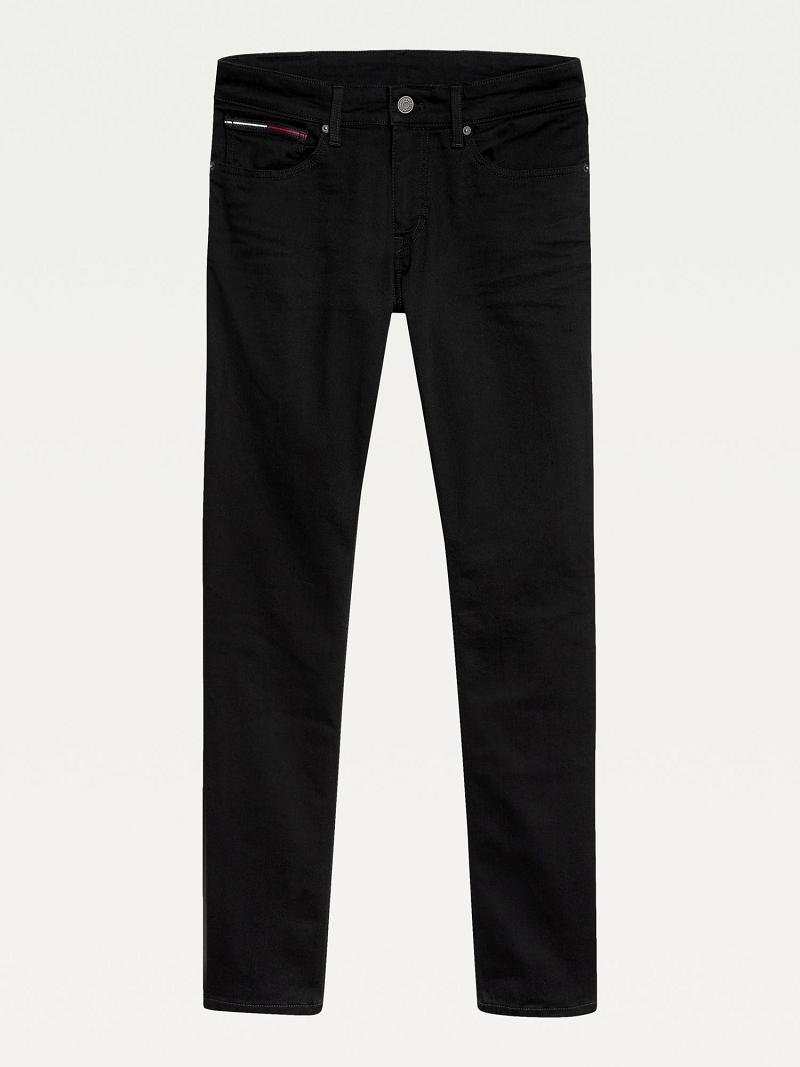 Black Tommy Hilfiger wash slim fit Jeans | NZ_M31392