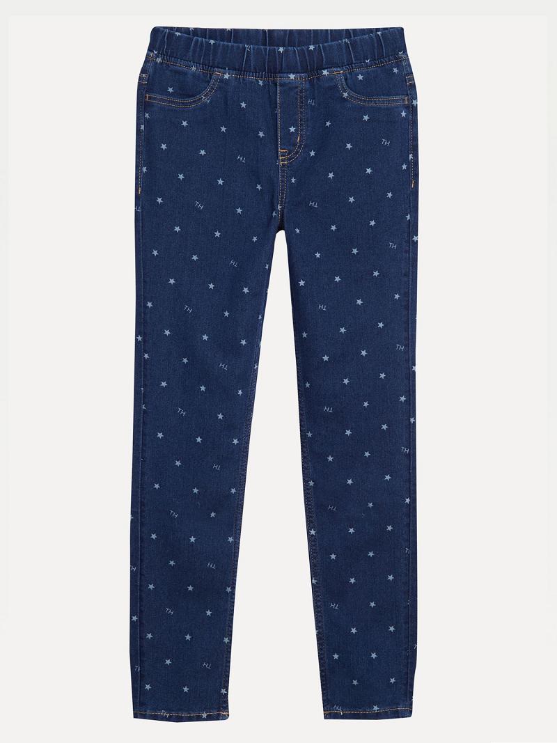 Blue Tommy Hilfiger Big Star And TH Leggings | NZ_G1138