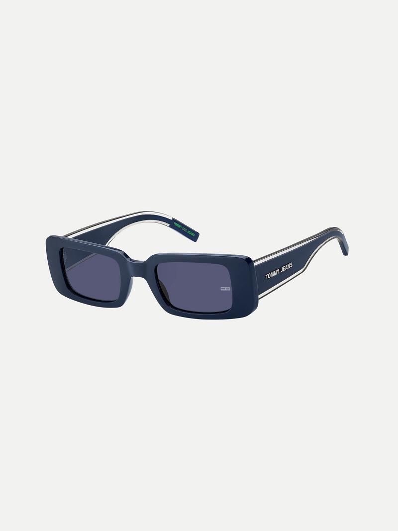 Blue Tommy Hilfiger Block Frame Sunglasses | NZ_M31769