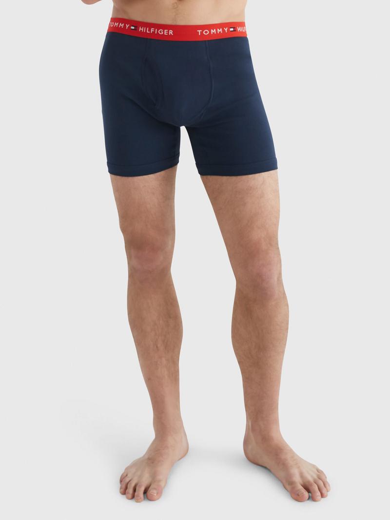 Blue Tommy Hilfiger Cotton classics boxer brief 5pk Boxer Briefs | NZ_M31586