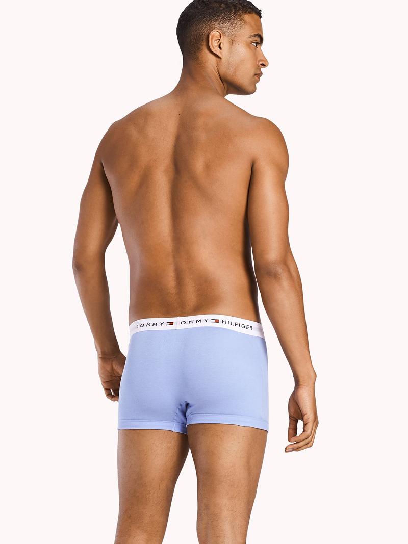 Blue Tommy Hilfiger Cotton classics trunk 3pk Trunks | NZ_M31503