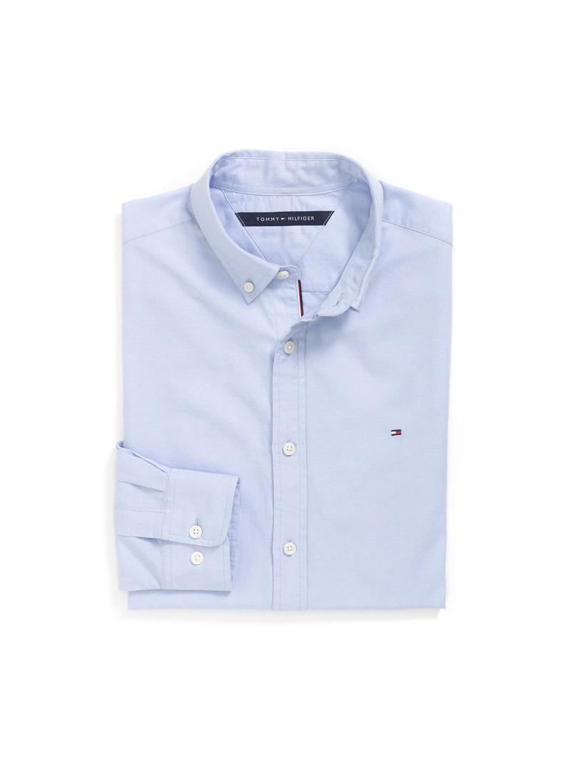 Blue Tommy Hilfiger Custom fit essential solid Shirts | NZ_M31246