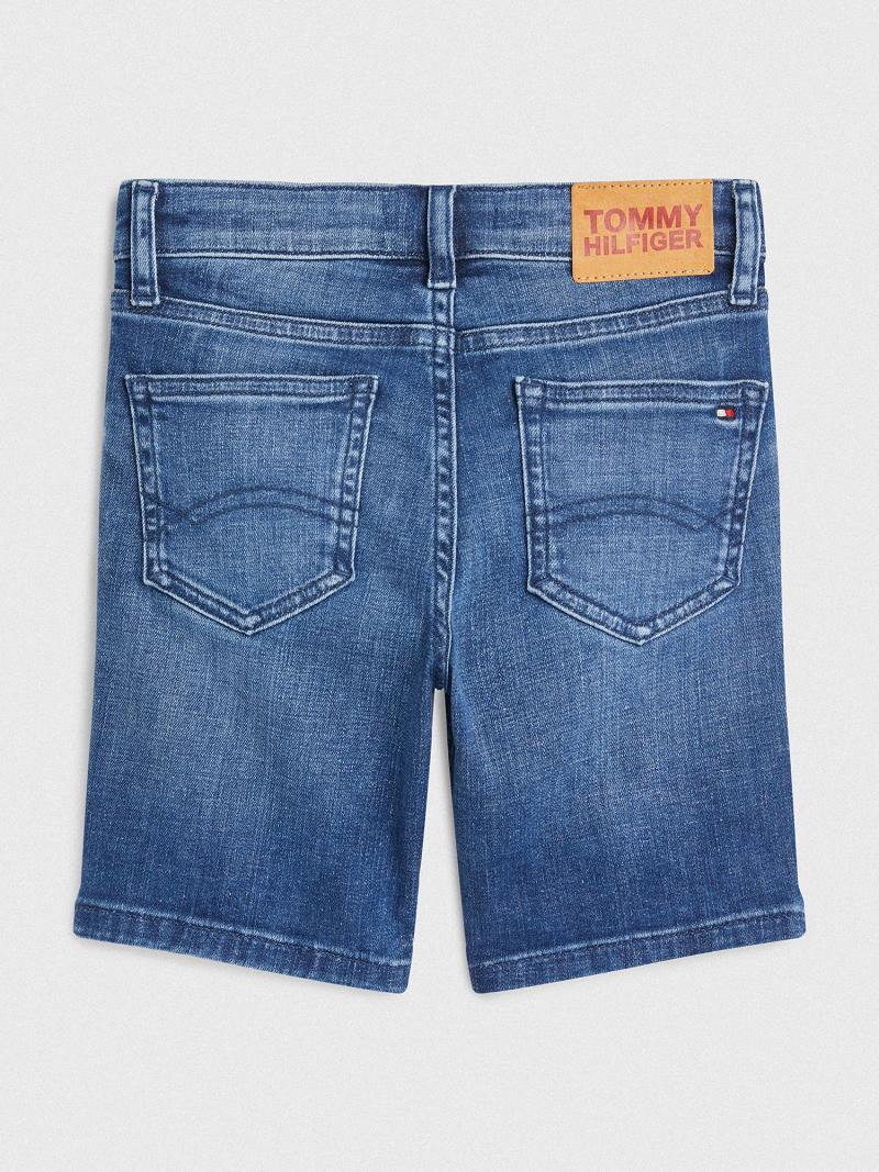 Blue Tommy Hilfiger Denim Shorts | NZ_B2093