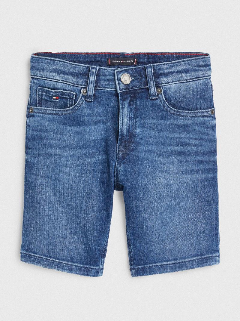 Blue Tommy Hilfiger Denim Shorts | NZ_B2093