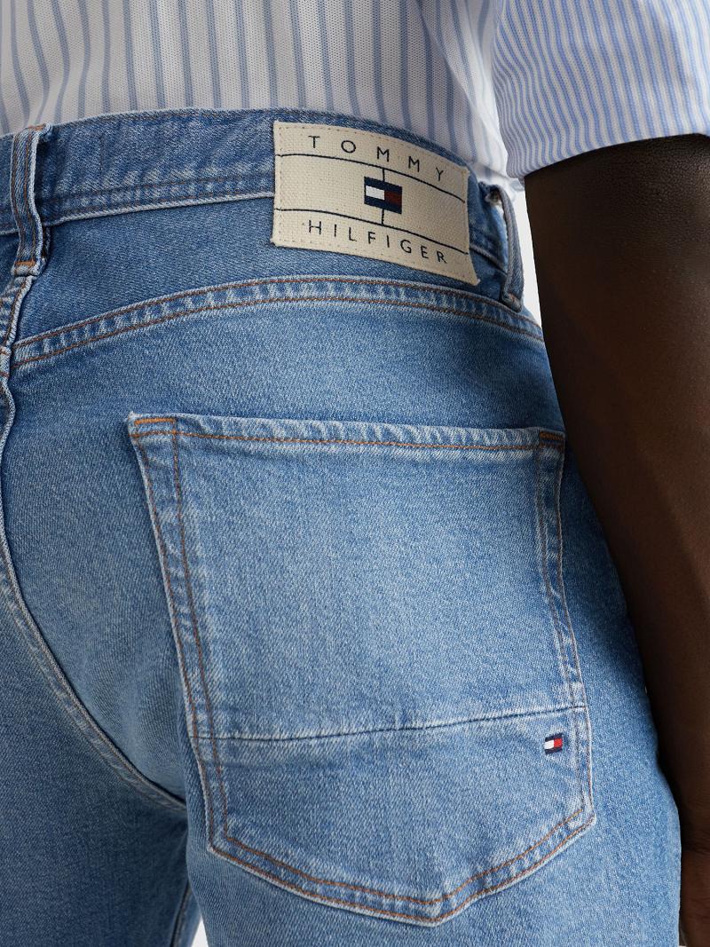 Blue Tommy Hilfiger Denton straight fit organic cotton Jeans | NZ_M31362