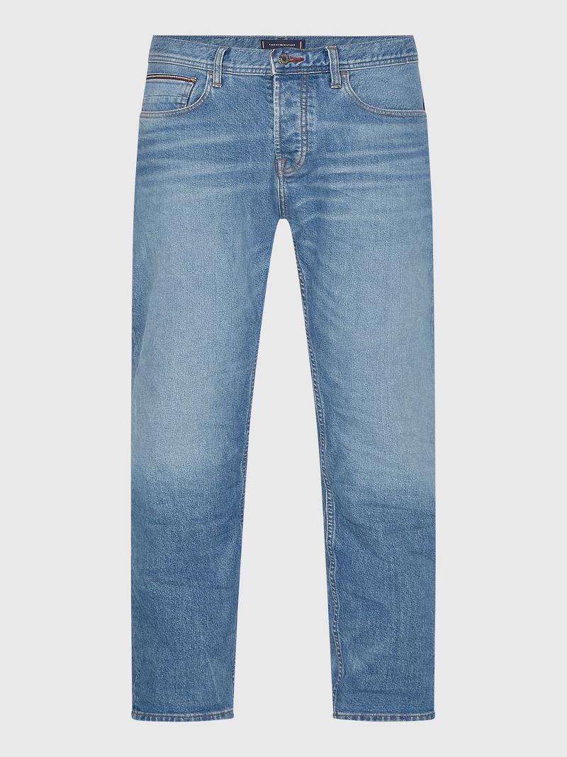 Blue Tommy Hilfiger Denton straight fit organic cotton Jeans | NZ_M31362