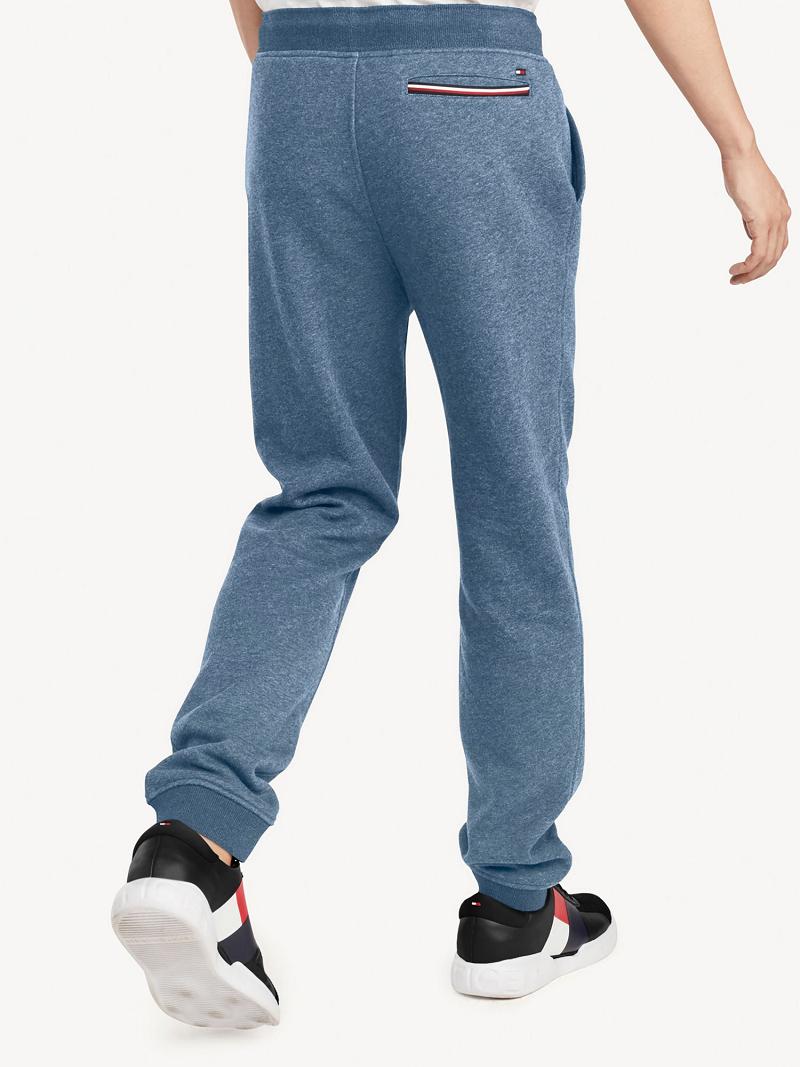 Blue Tommy Hilfiger Essential Solid Sweatpants | NZ_M31145