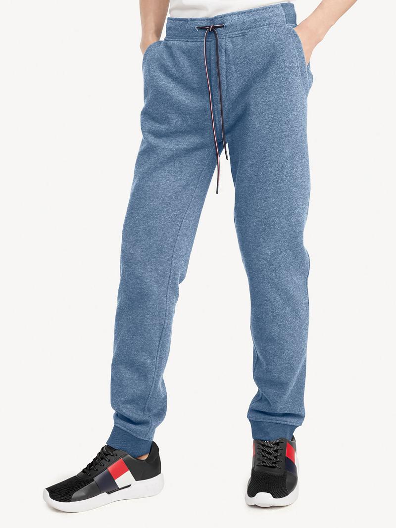 Blue Tommy Hilfiger Essential Solid Sweatpants | NZ_M31145