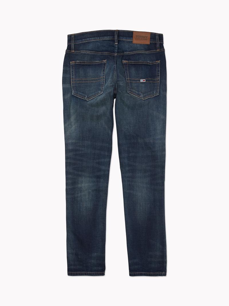 Blue Tommy Hilfiger Essential slim fit dark wash Jeans | NZ_M31367