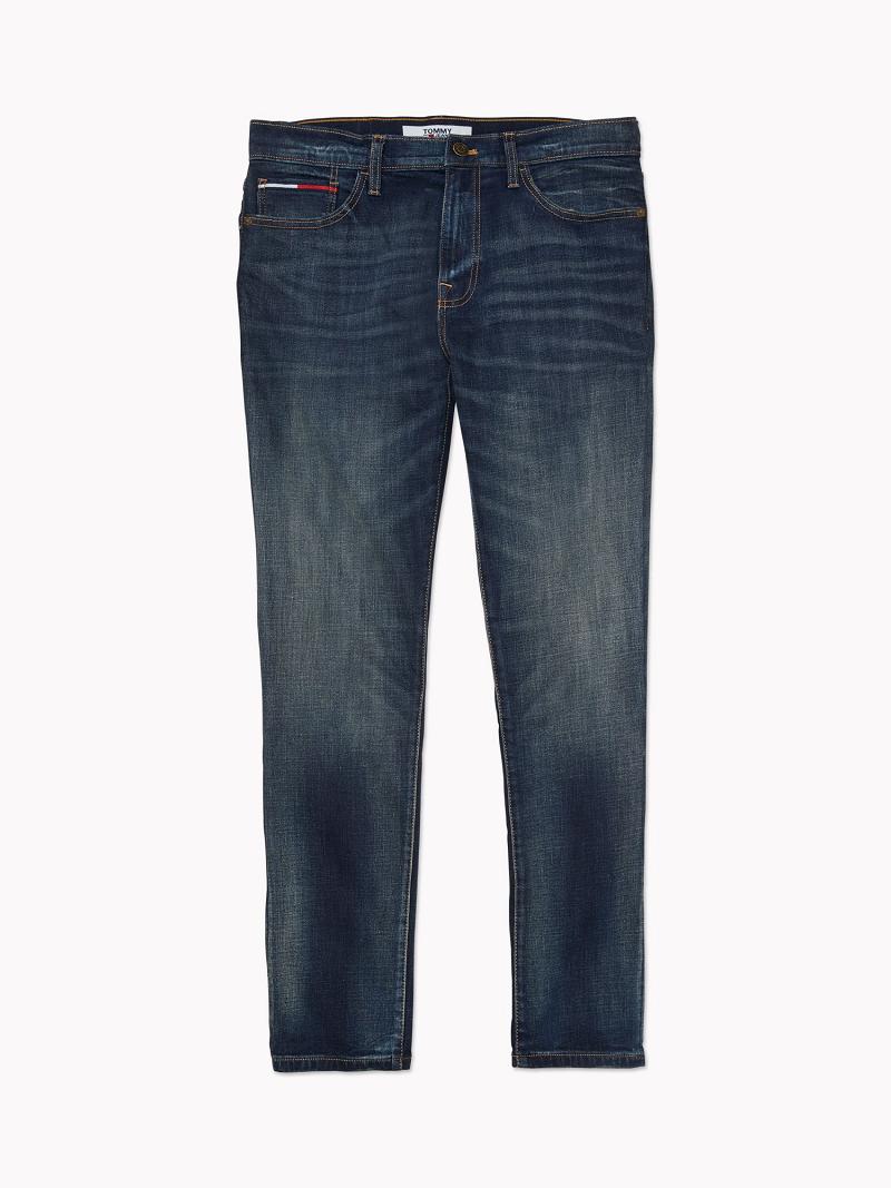 Blue Tommy Hilfiger Essential slim fit dark wash Jeans | NZ_M31367