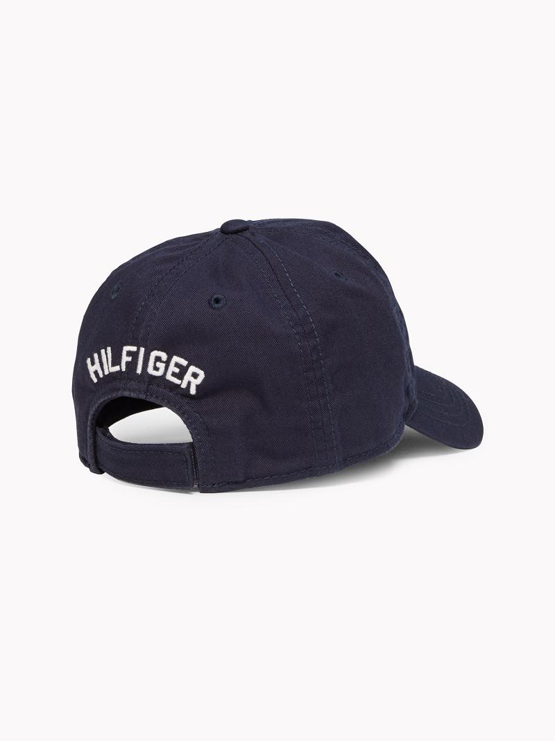 Blue Tommy Hilfiger Flag Hats | NZ_G1355