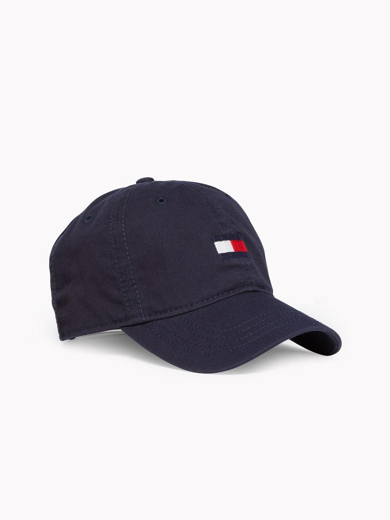 Blue Tommy Hilfiger Flag Hats | NZ_G1355