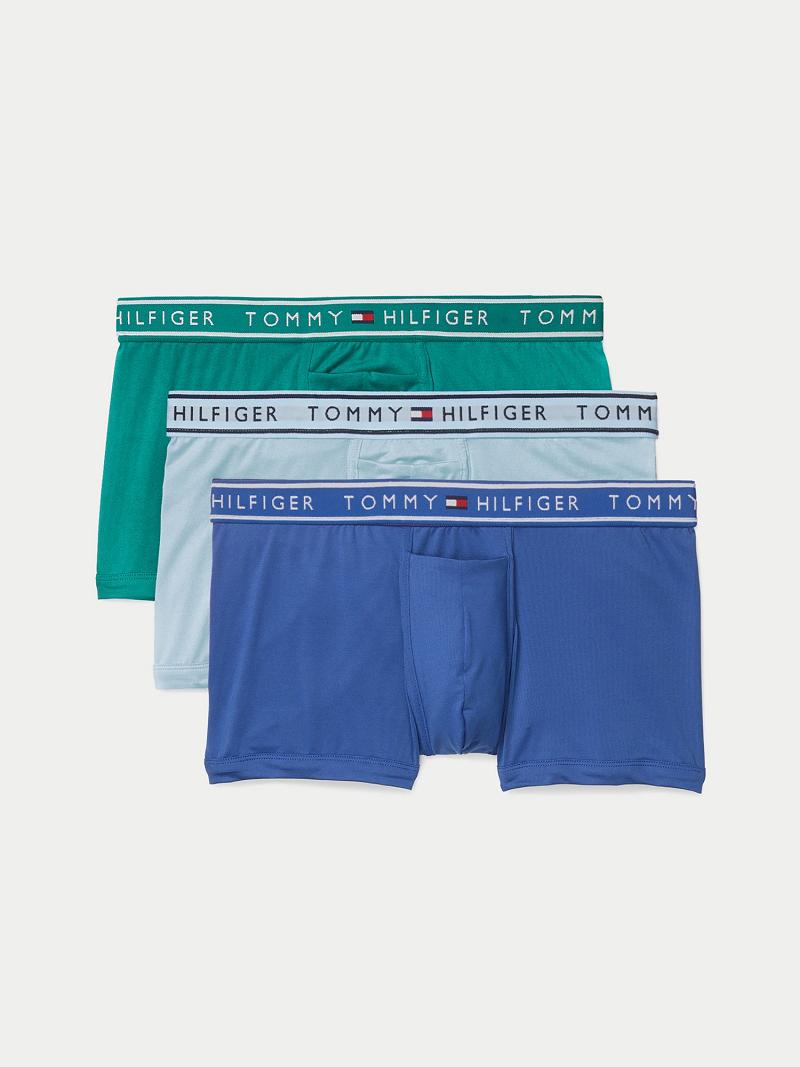 Blue Tommy Hilfiger Flx evolve stretch trunk 3pk Trunks | NZ_M31518