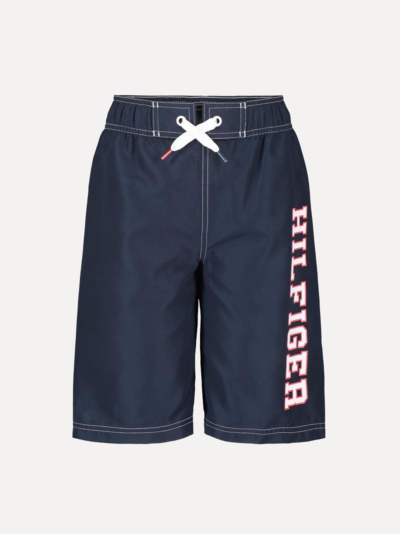 Blue Tommy Hilfiger Little Hilfiger Trunk Swimwear | NZ_B2148