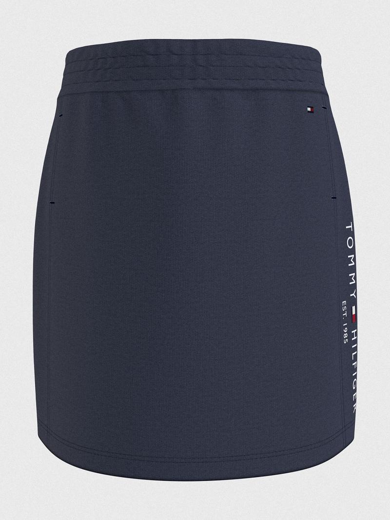 Blue Tommy Hilfiger Logo Skirts | NZ_G1172