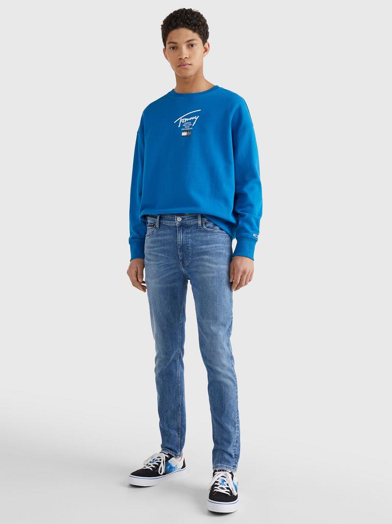 Blue Tommy Hilfiger Low rise skinny fit Jeans | NZ_M31369