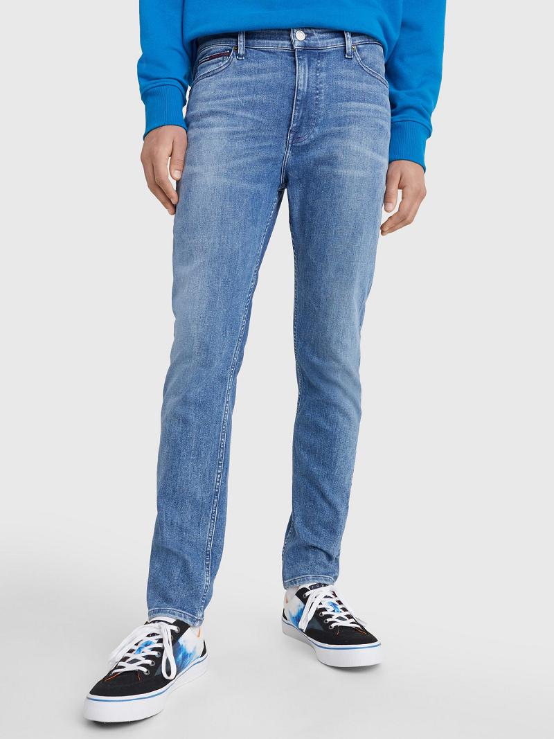 Blue Tommy Hilfiger Low rise skinny fit Jeans | NZ_M31369