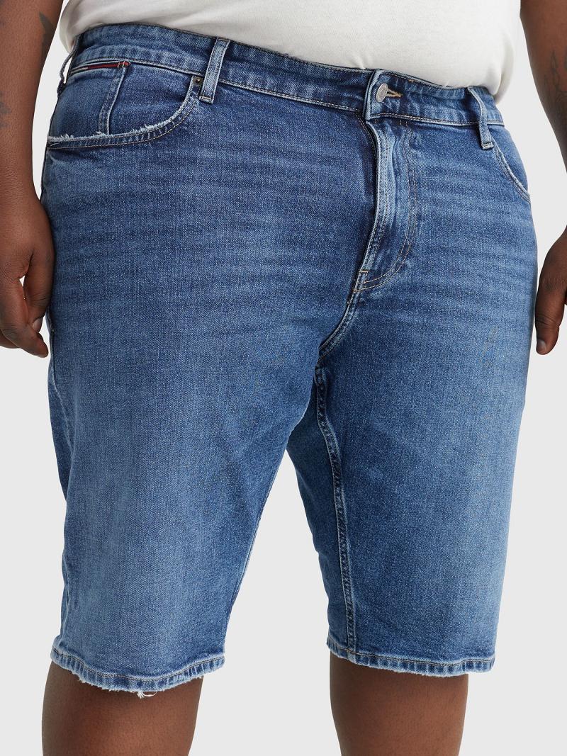 Blue Tommy Hilfiger Mid rise tapered fit Jeans | NZ_M31374