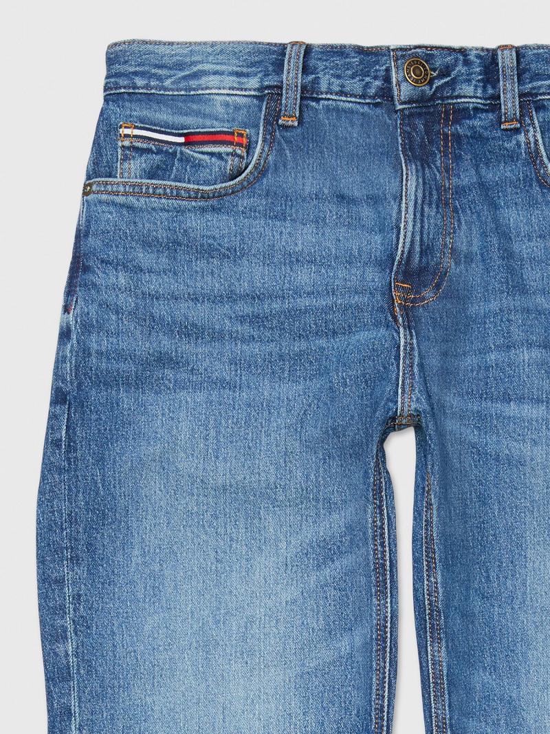 Blue Tommy Hilfiger Relaxed fit medium wash Jeans | NZ_M31375