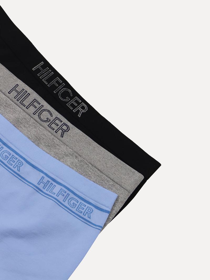 Blue Tommy Hilfiger Seamless Boyshort 3PK Lingerie | NZ_W21560