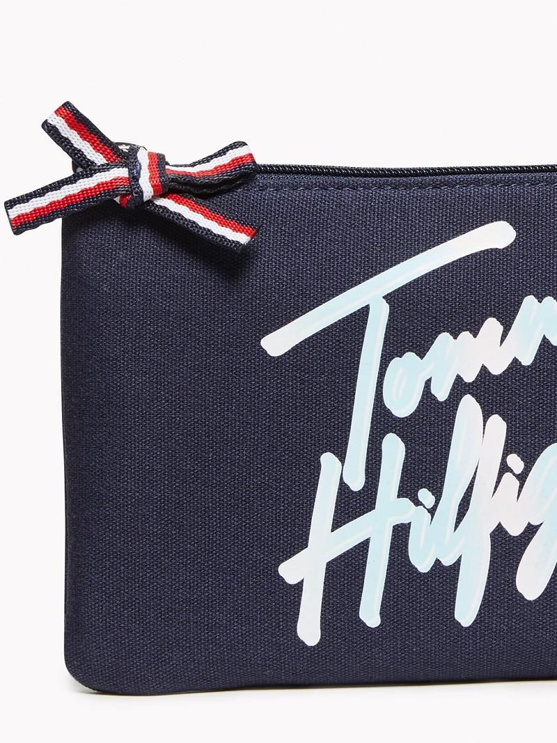 Blue Tommy Hilfiger Signature Crossbody Bags | NZ_G1347