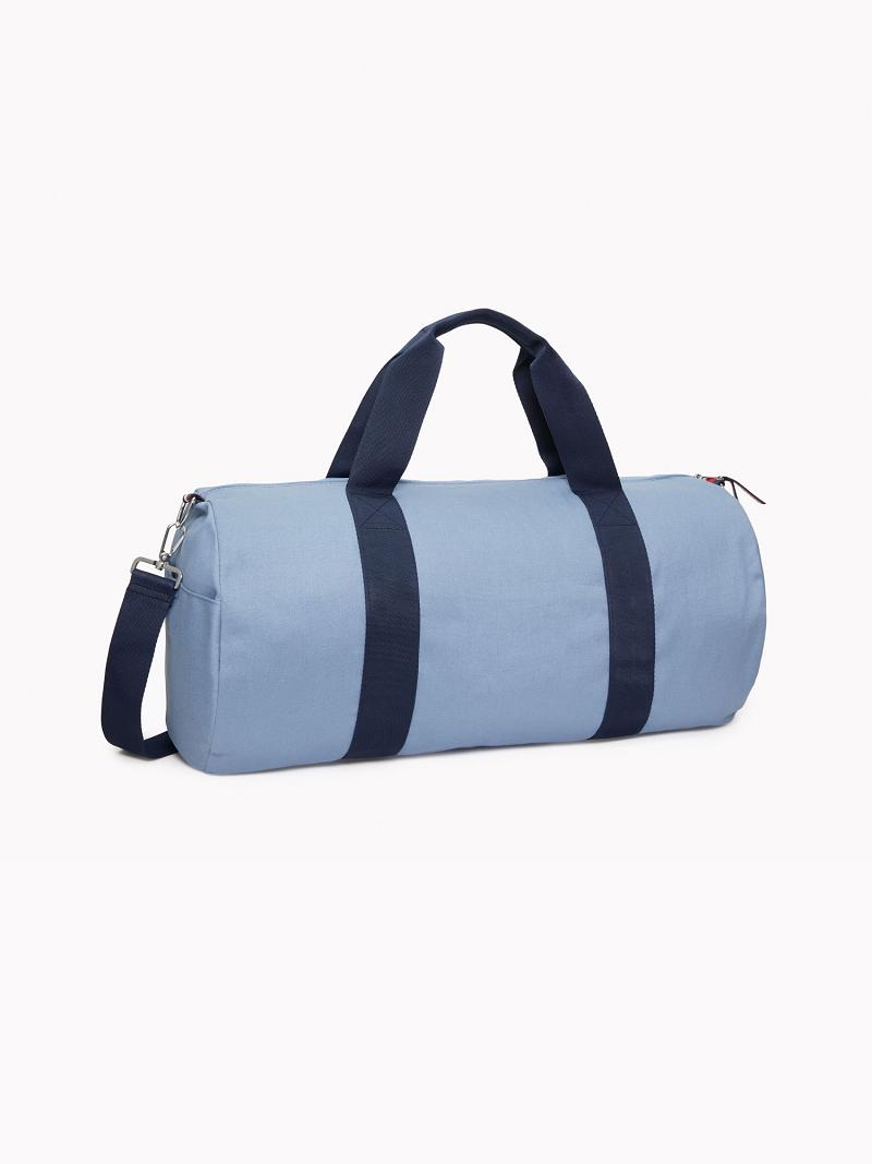 Blue Tommy Hilfiger Signature Duffle Bags | NZ_M31702