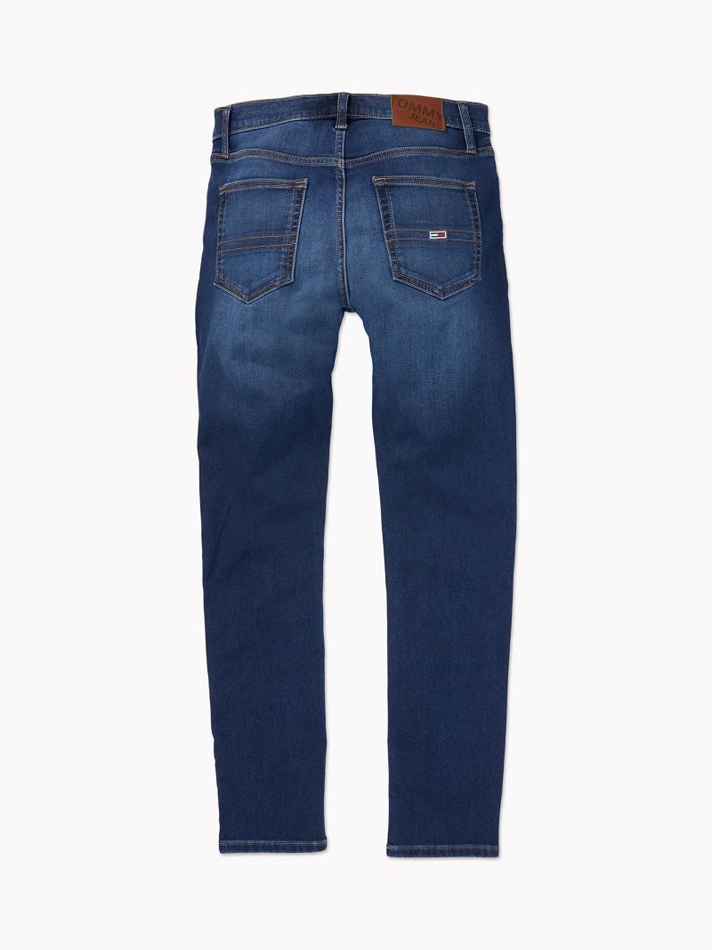 Blue Tommy Hilfiger Slim fit dark wash Jeans | NZ_M31376