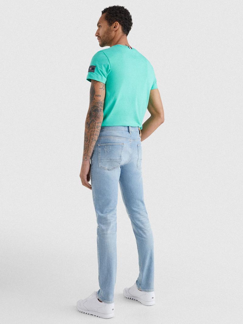 Blue Tommy Hilfiger Slim fit faded wash Jeans | NZ_M31379