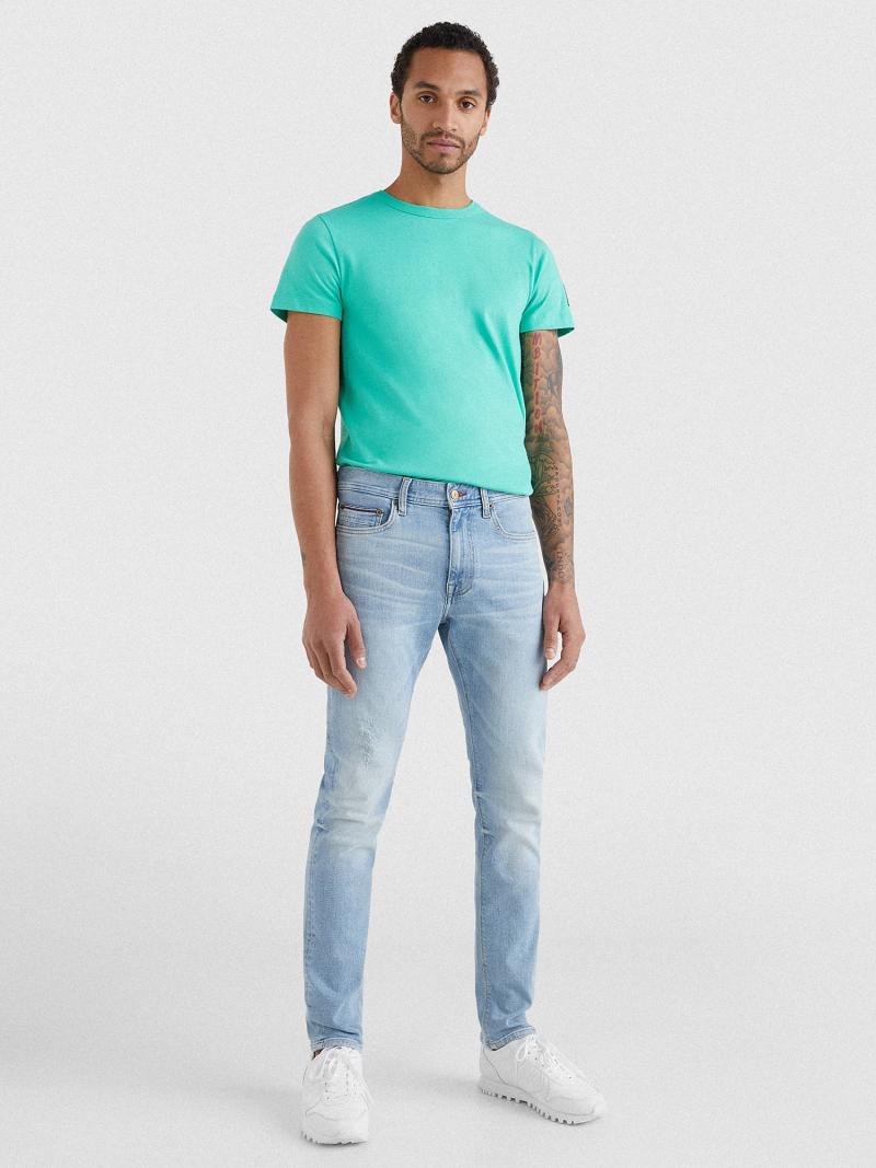 Blue Tommy Hilfiger Slim fit faded wash Jeans | NZ_M31379