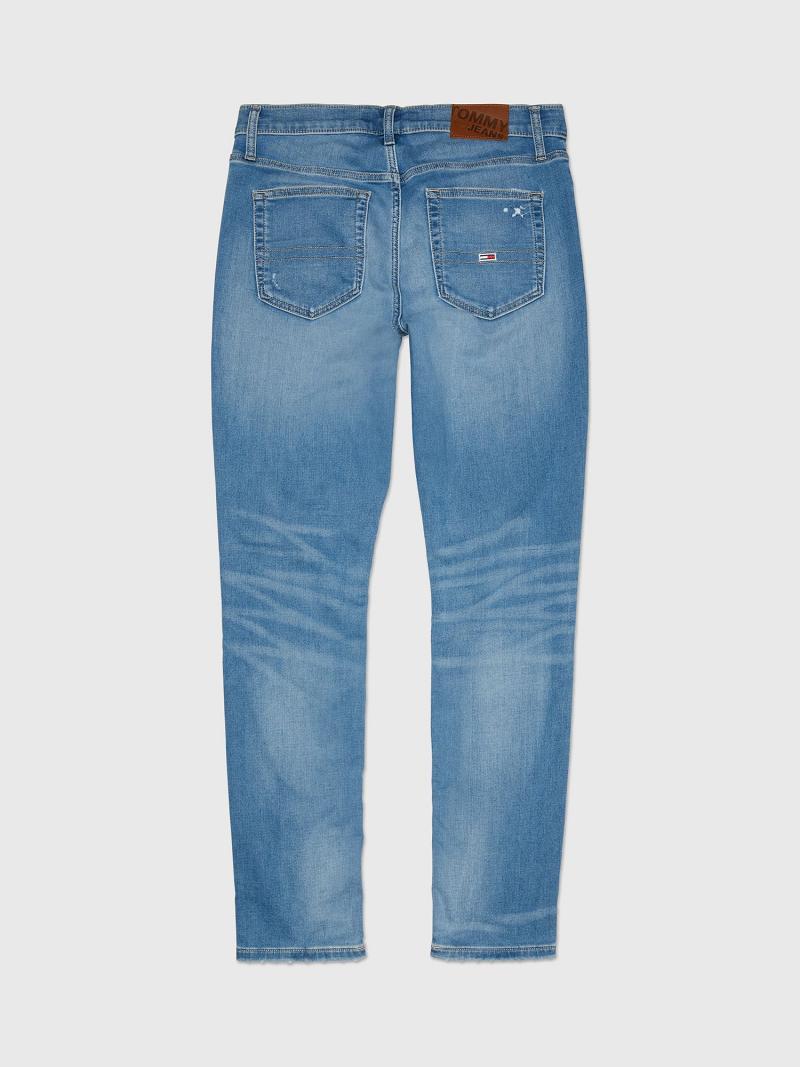 Blue Tommy Hilfiger Slim fit light Light Wash Jeans | NZ_M31383