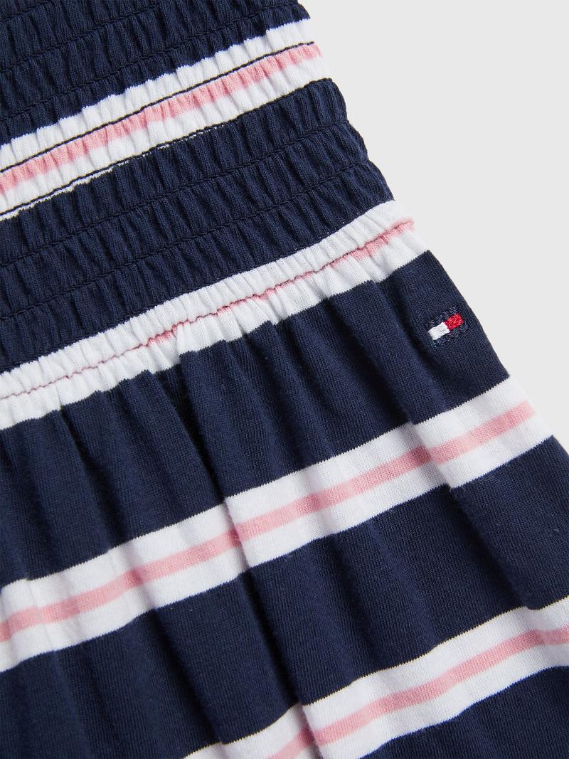 Blue Tommy Hilfiger Smocked Dresses | NZ_G1083