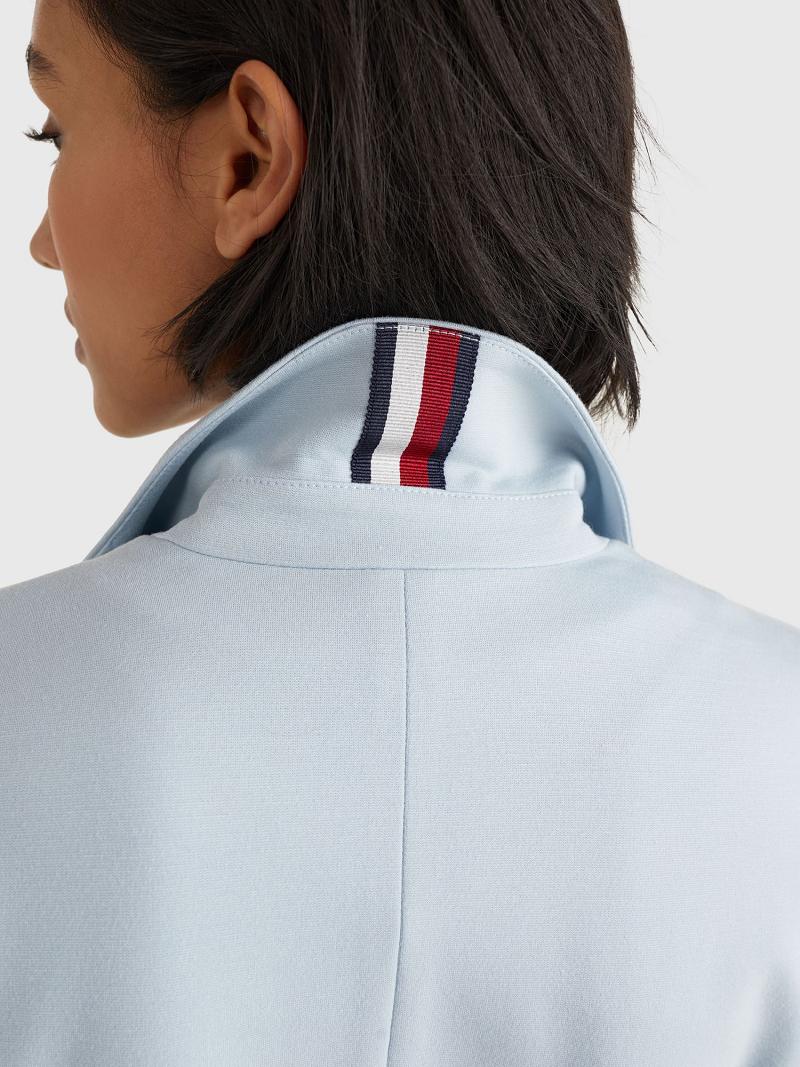 Blue Tommy Hilfiger TH Embroidered Blazers | NZ_W21008