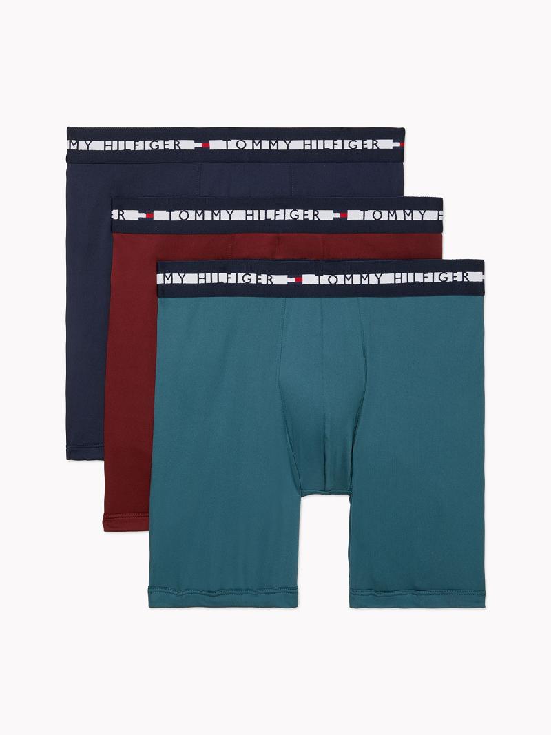 Blue Tommy Hilfiger Th comfort+ boxer brief 3pk Boxer Briefs | NZ_M31607