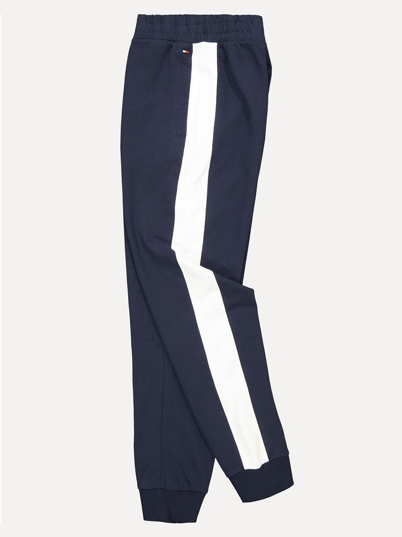 Blue Tommy Hilfiger Toddlers' Knit Jogger Trousers | NZ_G1292