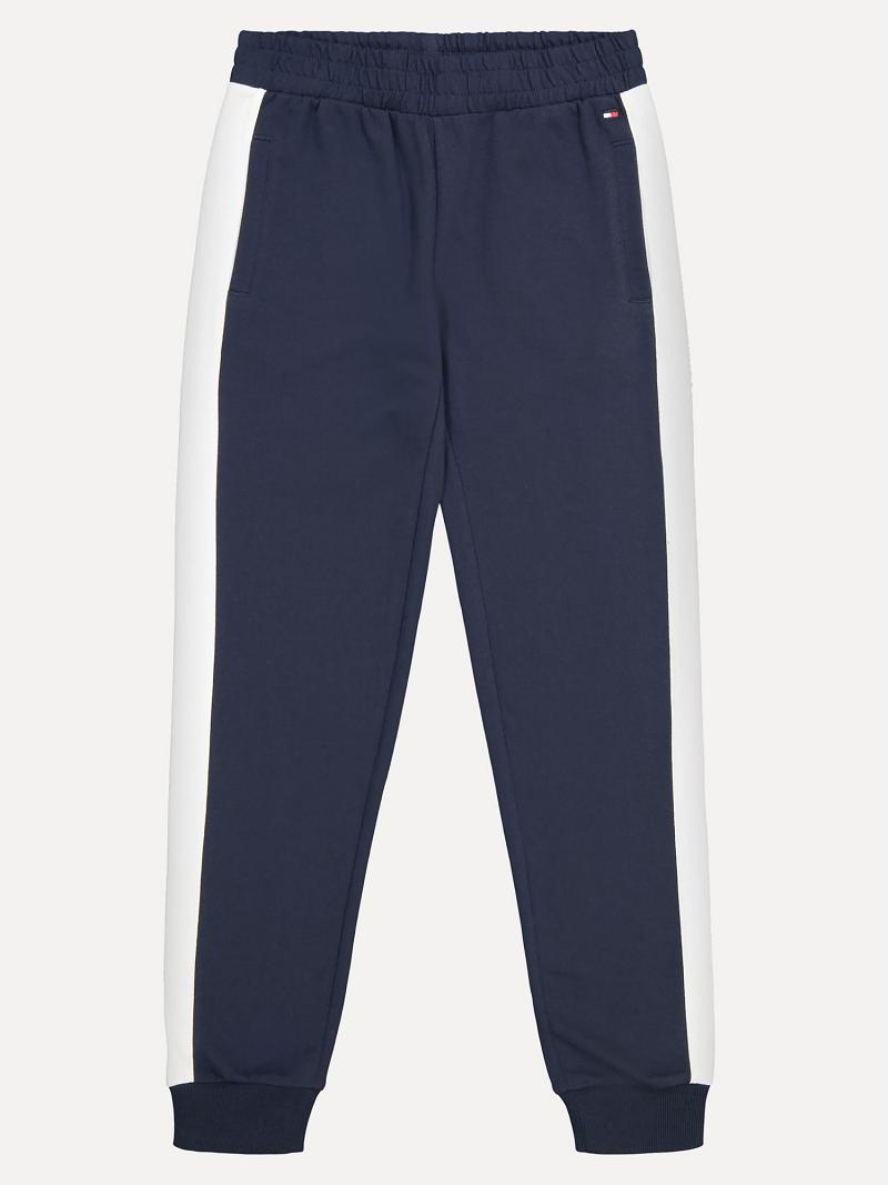 Blue Tommy Hilfiger Toddlers\' Knit Jogger Trousers | NZ_G1292