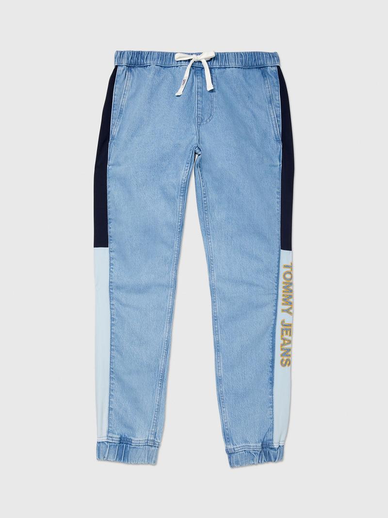 Blue Tommy Hilfiger Tommy Logo Jogger | NZ_M31356